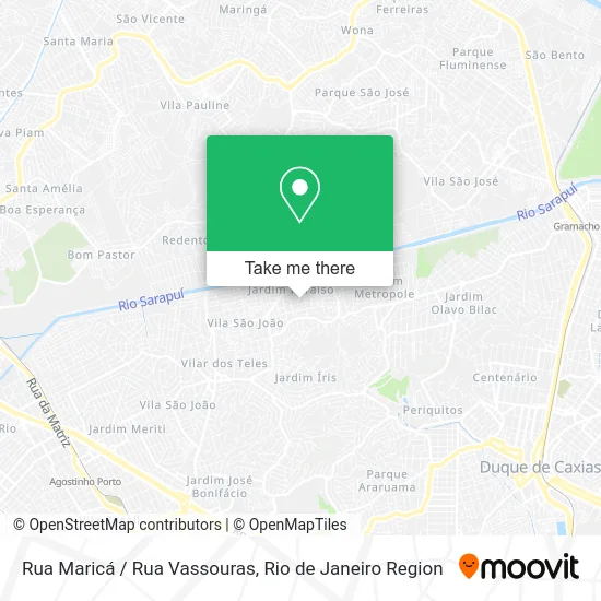 Rua Maricá / Rua Vassouras map