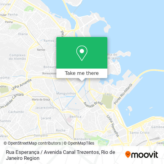 Rua Esperança / Avenida Canal Trezentos map