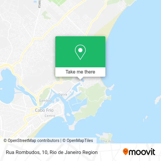 Rua Rombudos, 10 map