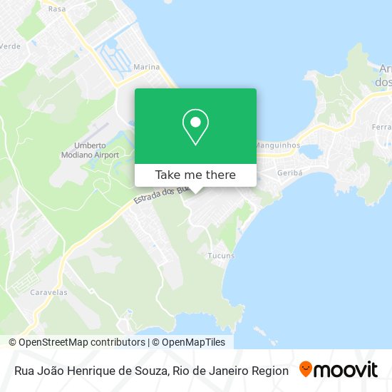 Rua João Henrique de Souza map