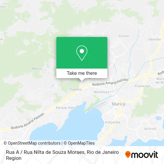 Rua A / Rua Nilta de Souza Moraes map