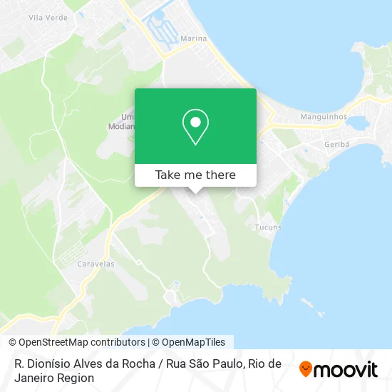 R. Dionísio Alves da Rocha / Rua São Paulo map