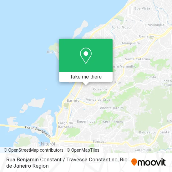 Rua Benjamin Constant / Travessa Constantino map