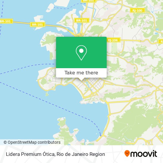 Lidera Premium Ótica map