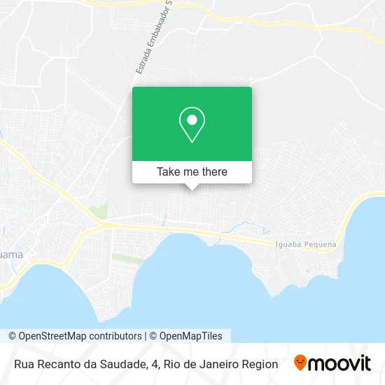 Rua Recanto da Saudade, 4 map