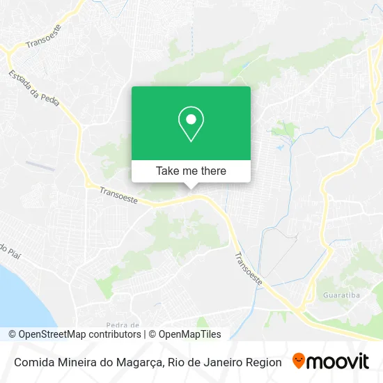Comida Mineira do Magarça map