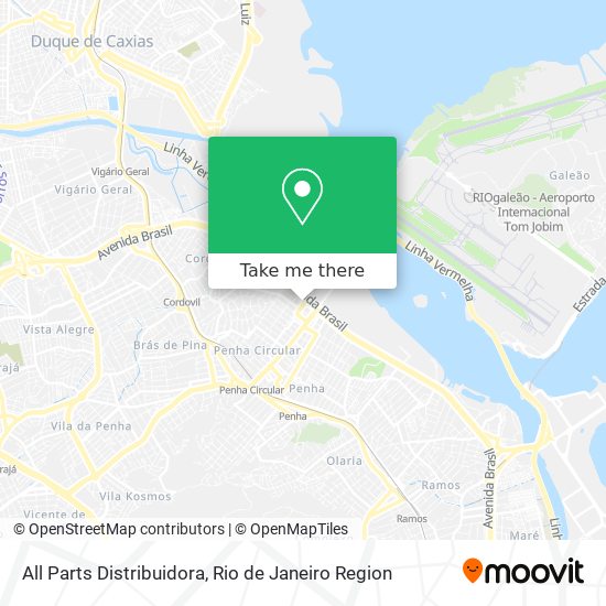 All Parts Distribuidora map