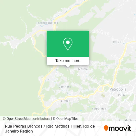 Rua Pedras Brancas / Rua Mathias Hillen map