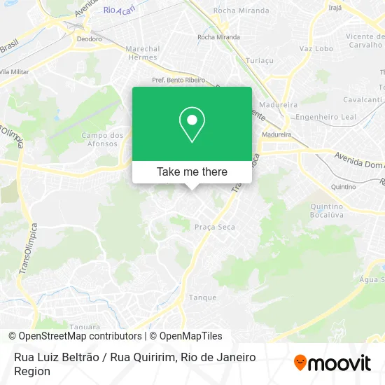 Rua Luiz Beltrão / Rua Quiririm map