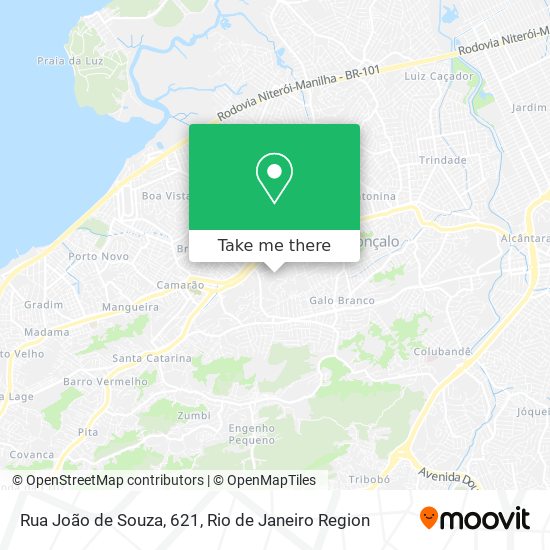 Rua João de Souza, 621 map