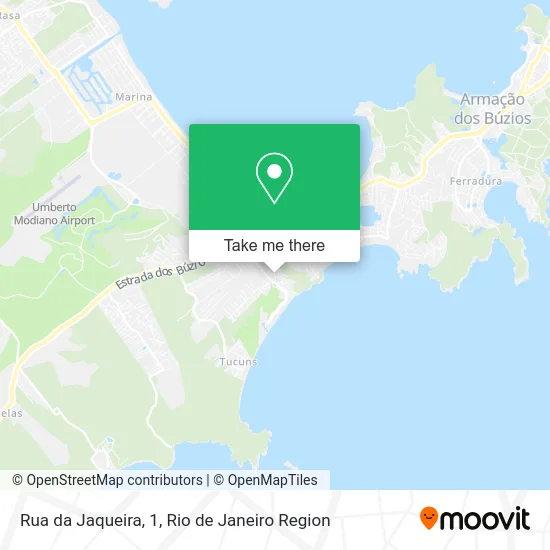 Rua da Jaqueira, 1 map