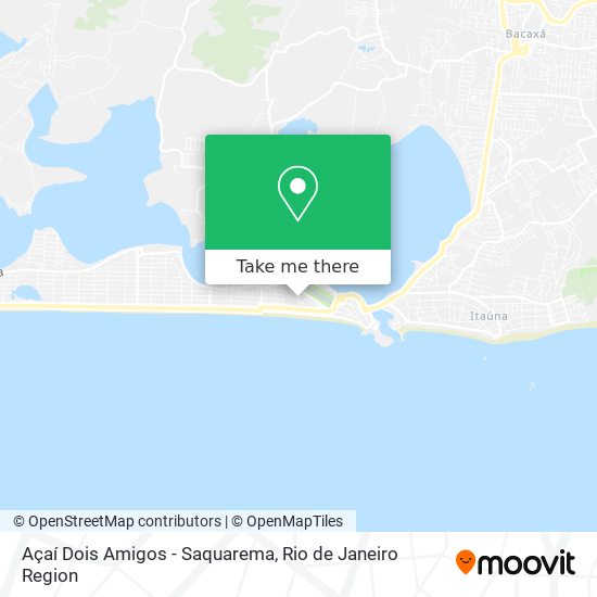 Açaí Dois Amigos - Saquarema map