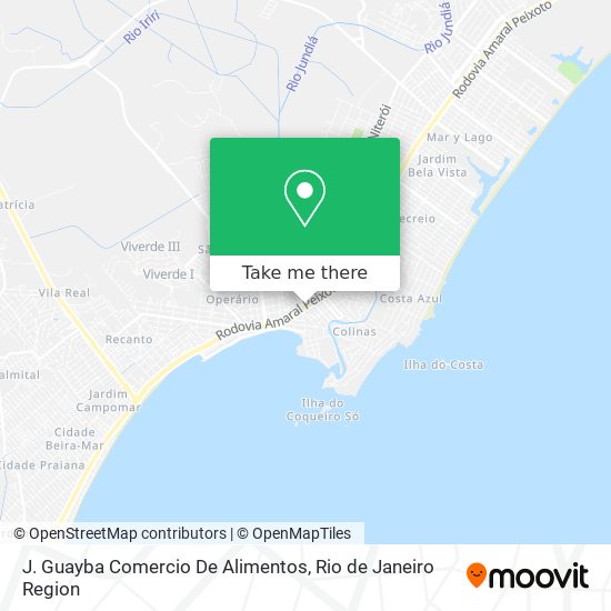 J. Guayba Comercio De Alimentos map