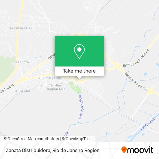 Zanata Distribuidora map