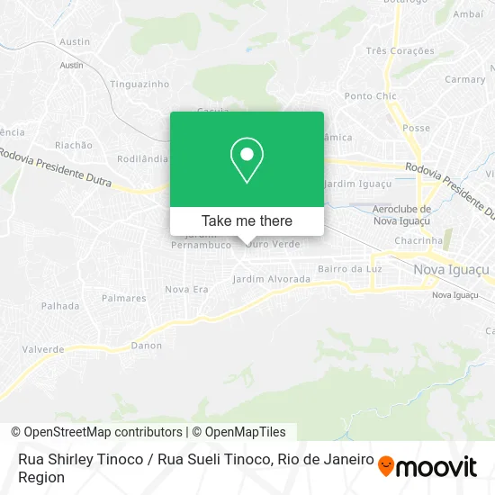 Rua Shirley Tinoco / Rua Sueli Tinoco map