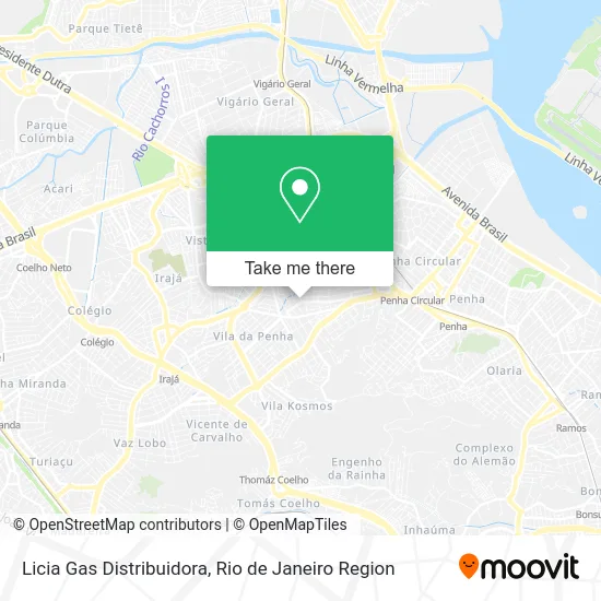 Licia Gas Distribuidora map