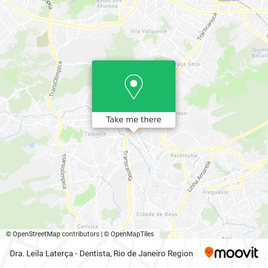 Mapa Dra. Leila Laterça - Dentista