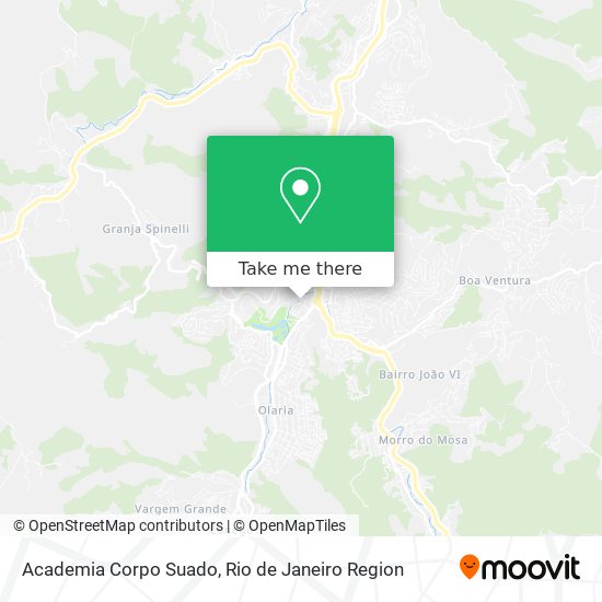 Mapa Academia Corpo Suado