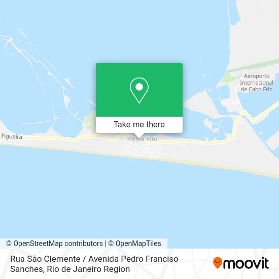 Rua São Clemente / Avenida Pedro Franciso Sanches map
