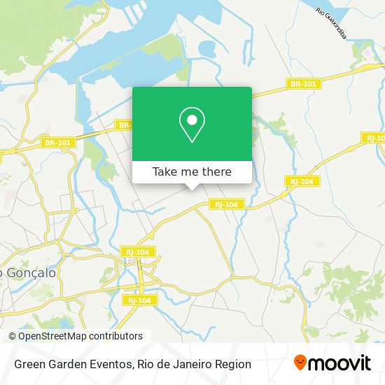 Green Garden Eventos map