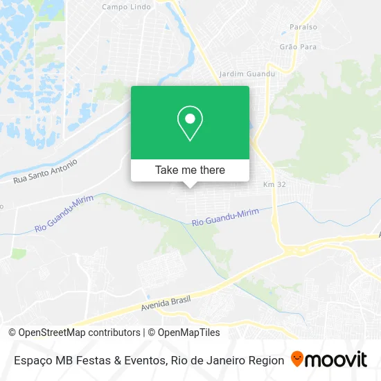 Espaço MB Festas & Eventos map