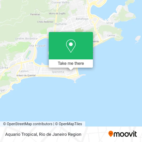 Aquario Tropical map