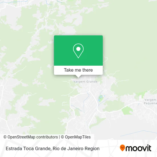 Estrada Toca Grande map
