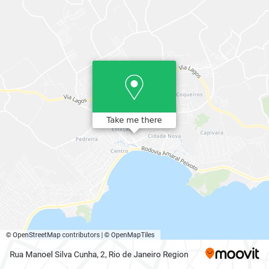 Mapa Rua Manoel Silva Cunha, 2