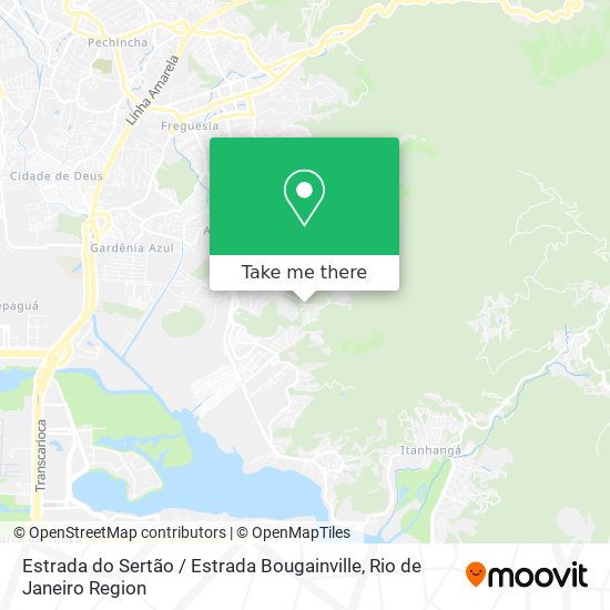 Estrada do Sertão / Estrada Bougainville map