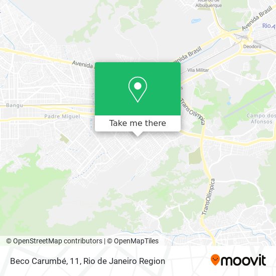Beco Carumbé, 11 map