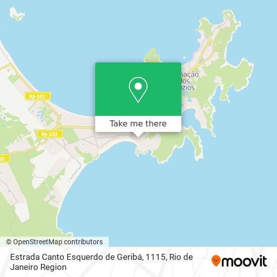 Estrada Canto Esquerdo de Geribá, 1115 map