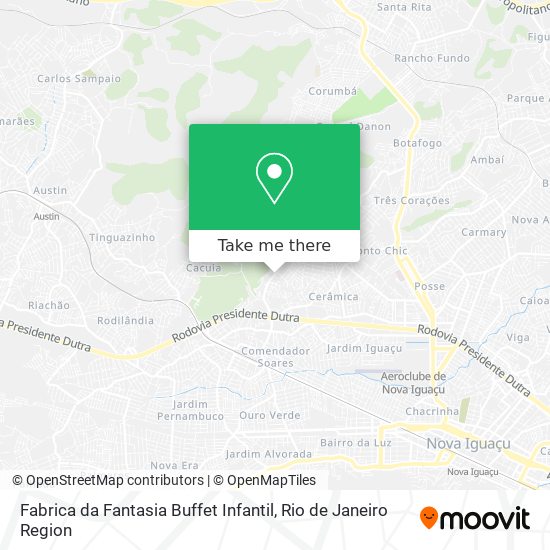 Mapa Fabrica da Fantasia Buffet Infantil