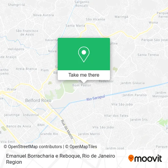 Emanuel Borracharia e Reboque map