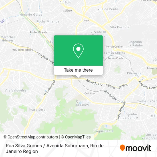 Rua Silva Gomes / Avenida Suburbana map