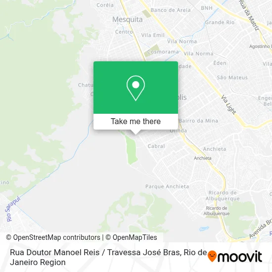 Rua Doutor Manoel Reis / Travessa José Bras map