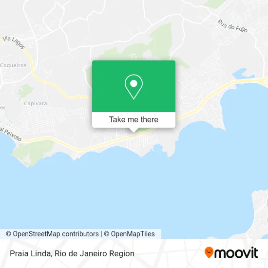 Praia Linda map