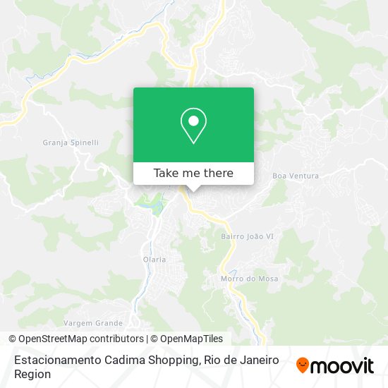 Estacionamento Cadima Shopping map