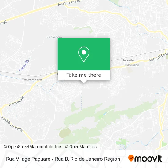 Rua Vilage Paçuaré / Rua B map