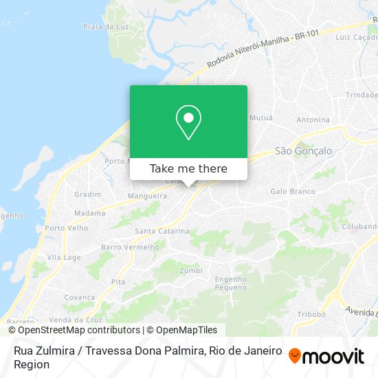 Rua Zulmira / Travessa Dona Palmira map