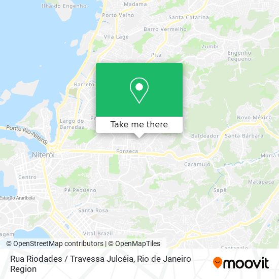 Mapa Rua Riodades / Travessa Julcéia