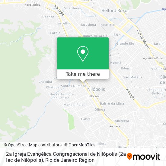 Mapa 2a Igreja Evangélica Congregacional de Nilópolis (2a Iec de Nilópolis)