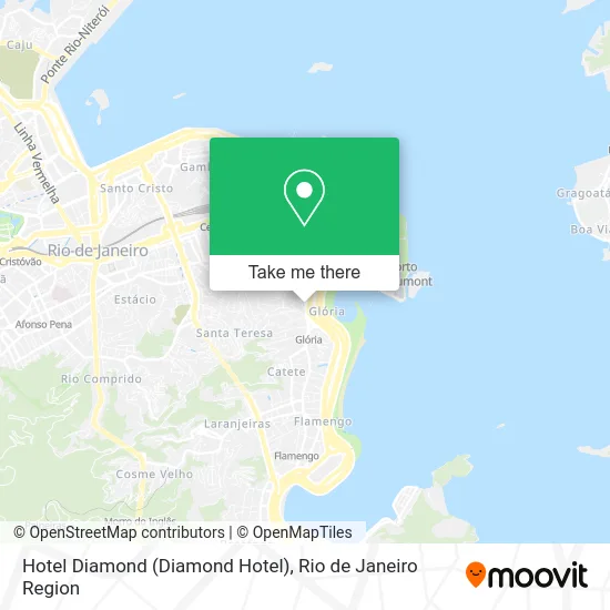Hotel Diamond map