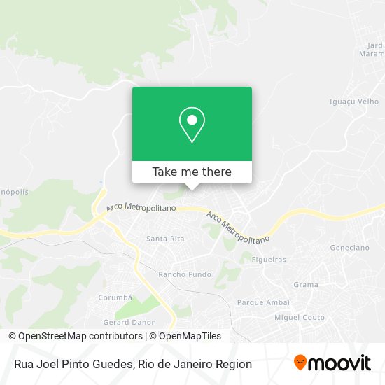 Rua Joel Pinto Guedes map