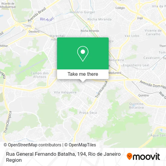 Rua General Fernando Batalha, 194 map