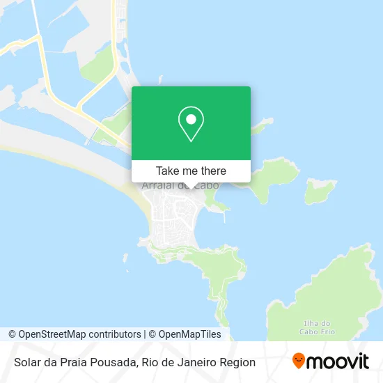 Solar da Praia Pousada map