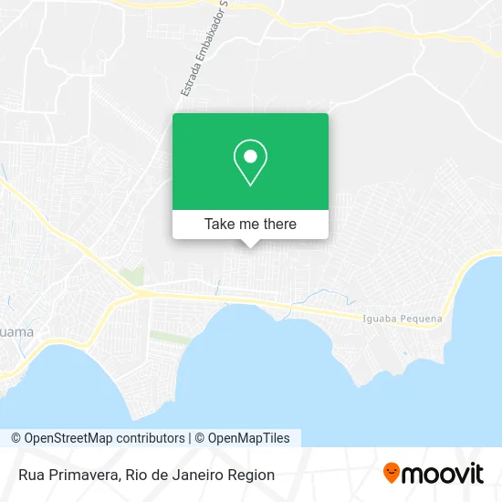 Rua Primavera map
