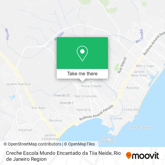 Creche Escola Mundo Encantado da Tiia Neide map
