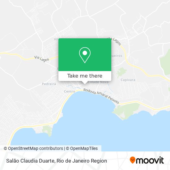 Mapa Salão Claudia Duarte