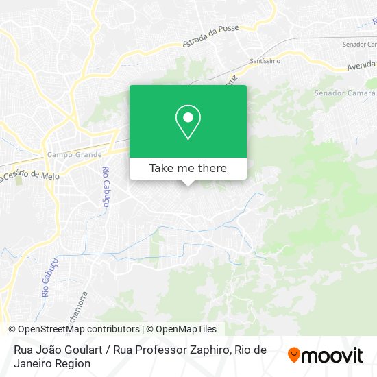 Rua João Goulart / Rua Professor Zaphiro map