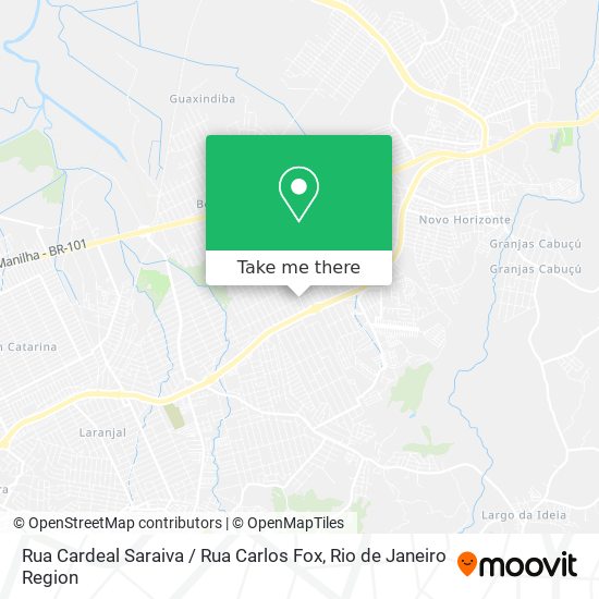 Rua Cardeal Saraiva / Rua Carlos Fox map